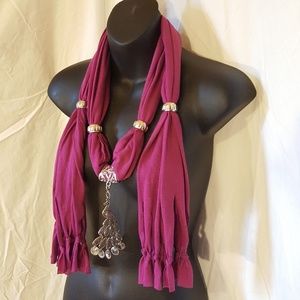 Peacock Scarf | handmade